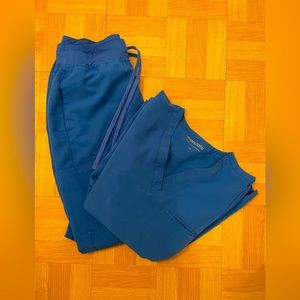 Xs mandala scrub set blue